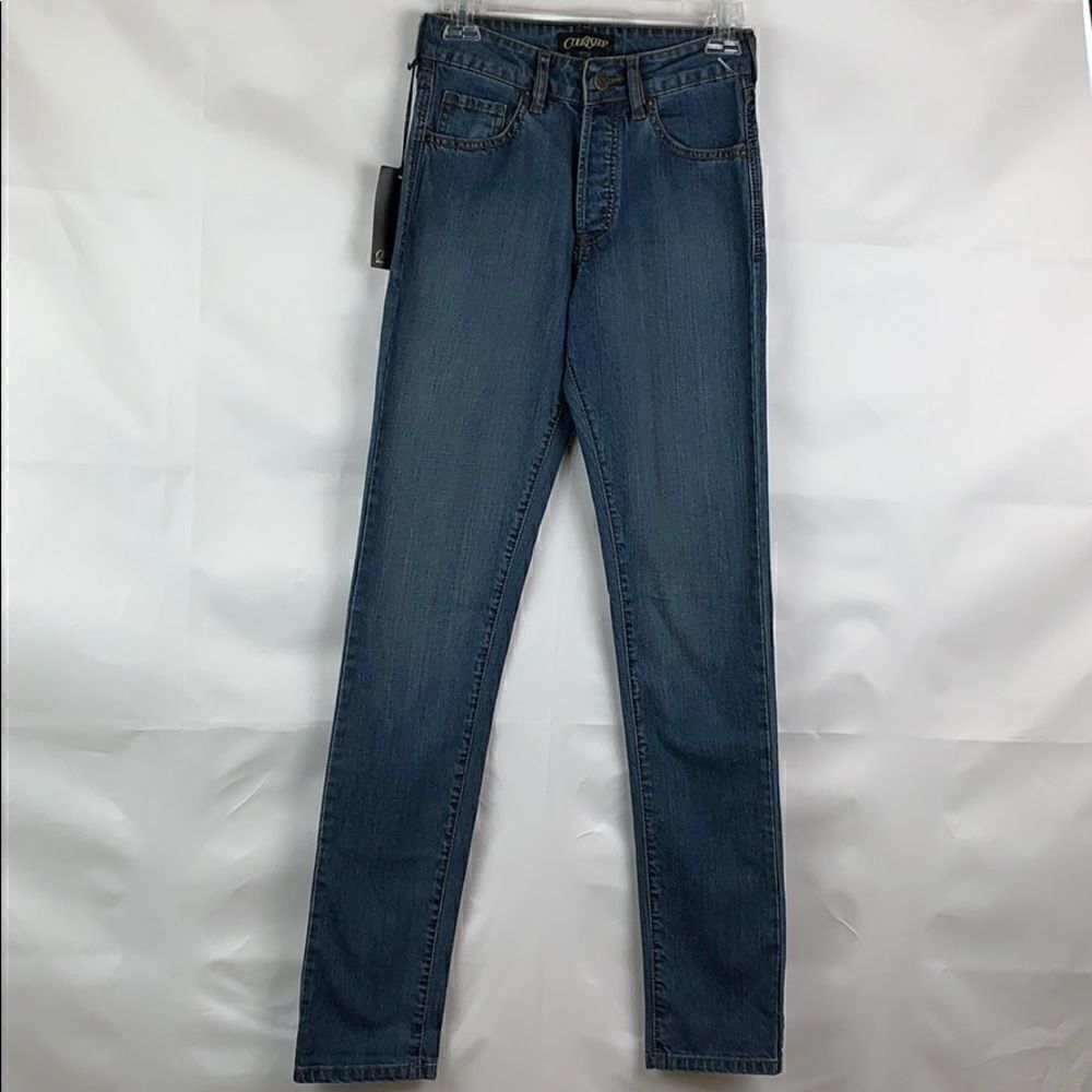 Courtshop Cleo High-Rise button fly jeans